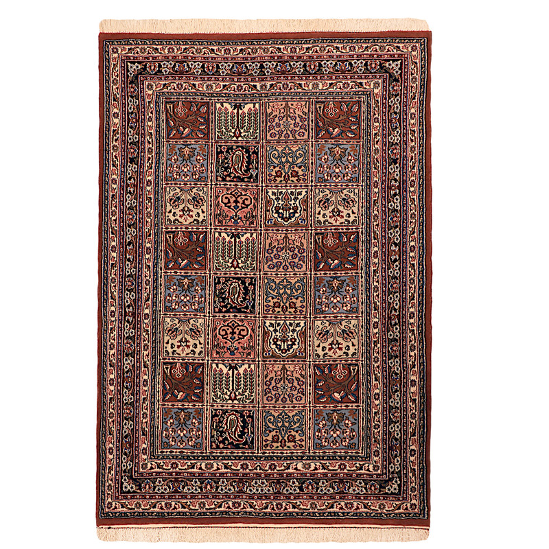 فرش دستبافت یک و نیم  متری گالری نور کد  H1937
