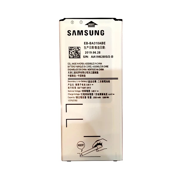 باتری موبایل مدل EB-BA310ABE ظرفیت 2300 میلی آمپر ساعت مناسب برای گوشی موبایل سامسونگ Galaxy A3 2016