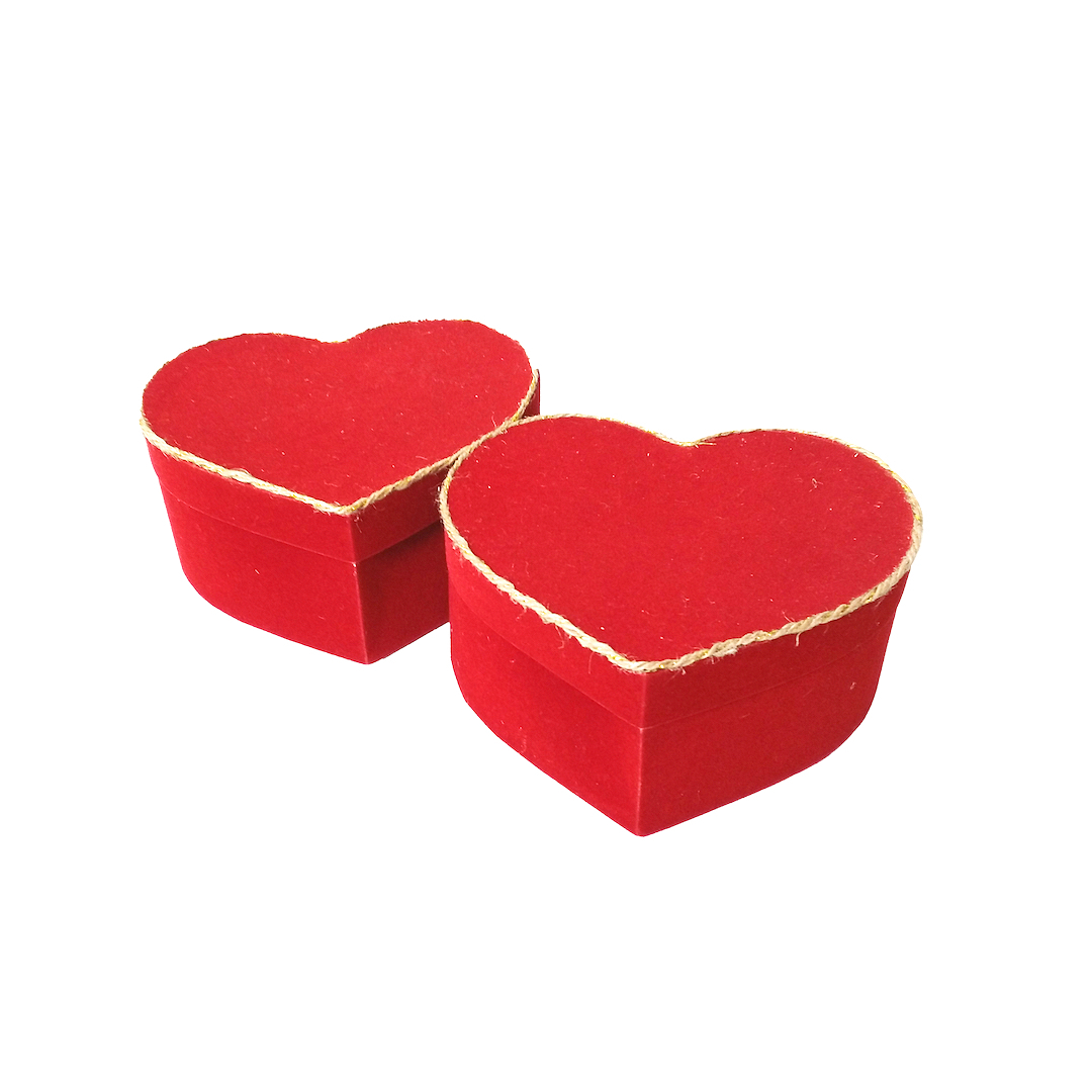 جعبه هدیه طرح قلب کد N8 بسته ۲ عددی