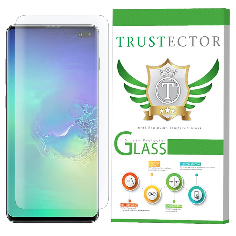 محافظ صفحه نمایش یووی لایت تراستکتور مدل UVT مناسب برای گوشی موبایل سامسونگ Galaxy S10 Plus