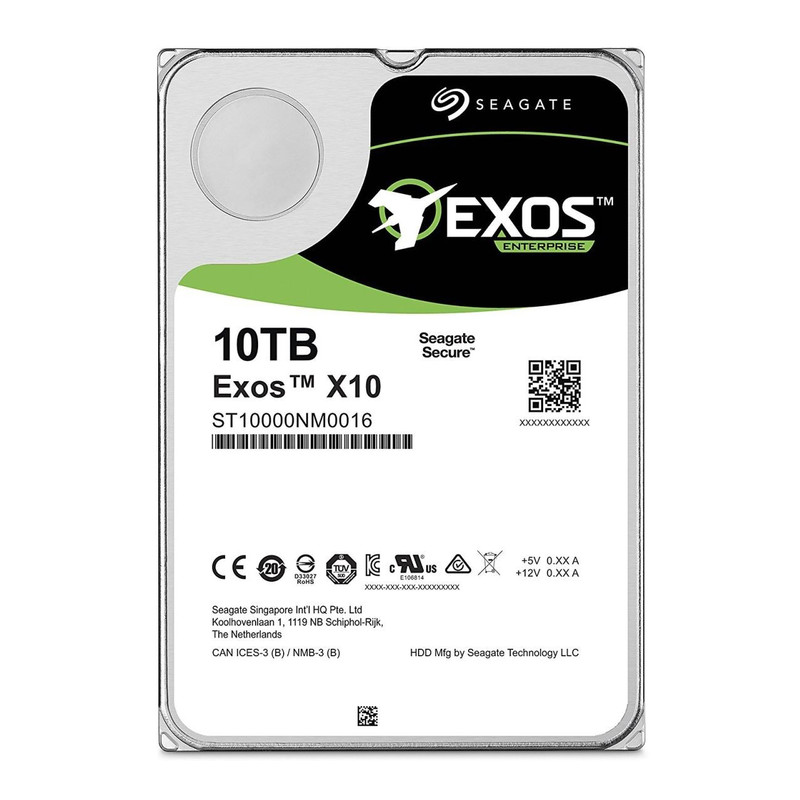 هارد دیسک اینترنال سیگیت مدل Exos ST10000NM0016 ظرفیت 10 ترابایت