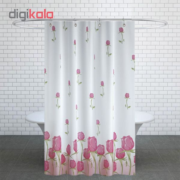 پرده حمام دلفین کد jack-7017 سایز 200×180 سانتی متر