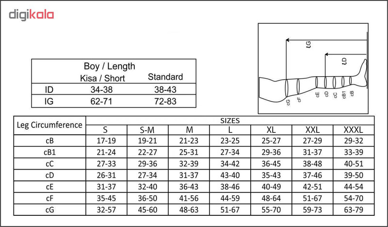 جوراب واریس سولواریس مدل CCL2