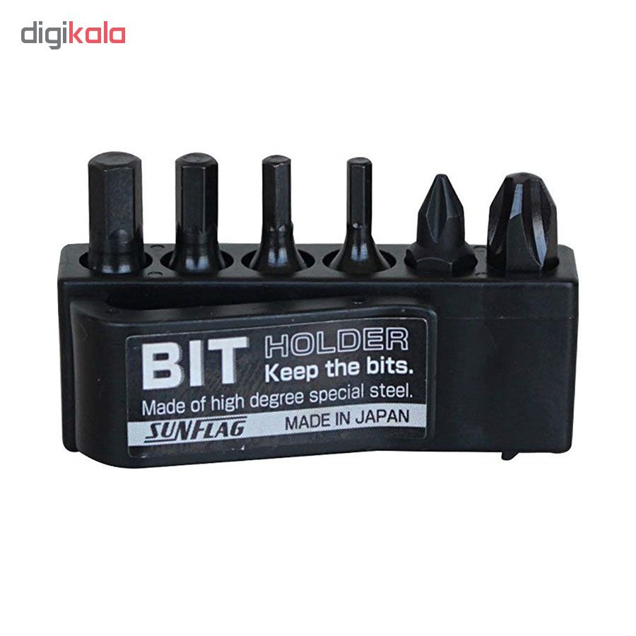 مجموعه 8 عددی پیچ گوشتی جغجغه ای سان فلگ مدل 777-WH8