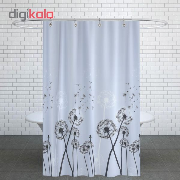 پرده حمام دلفین کد jack-2200 سایز 200×180 سانتی متر