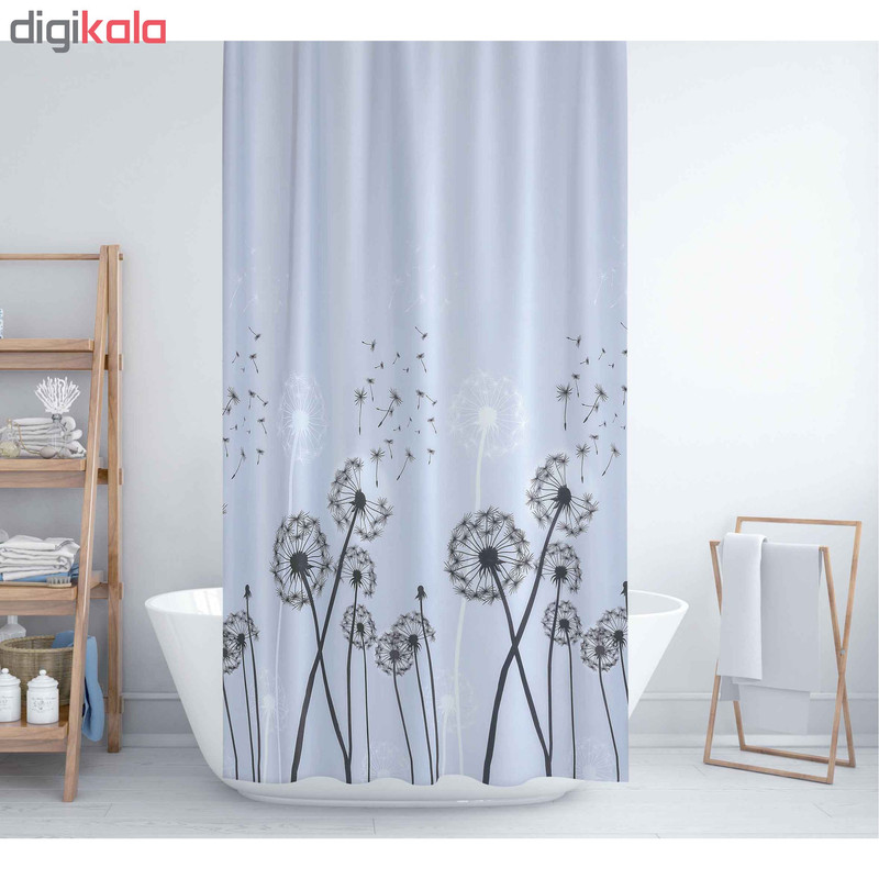 پرده حمام دلفین کد jack-2200 سایز 200×180 سانتی متر