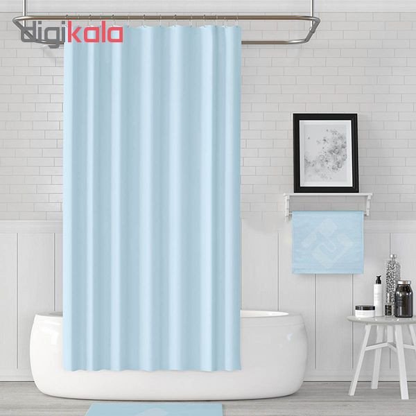 پرده حمام دلفین کد jack-0010 سایز 200×180 سانتی متر