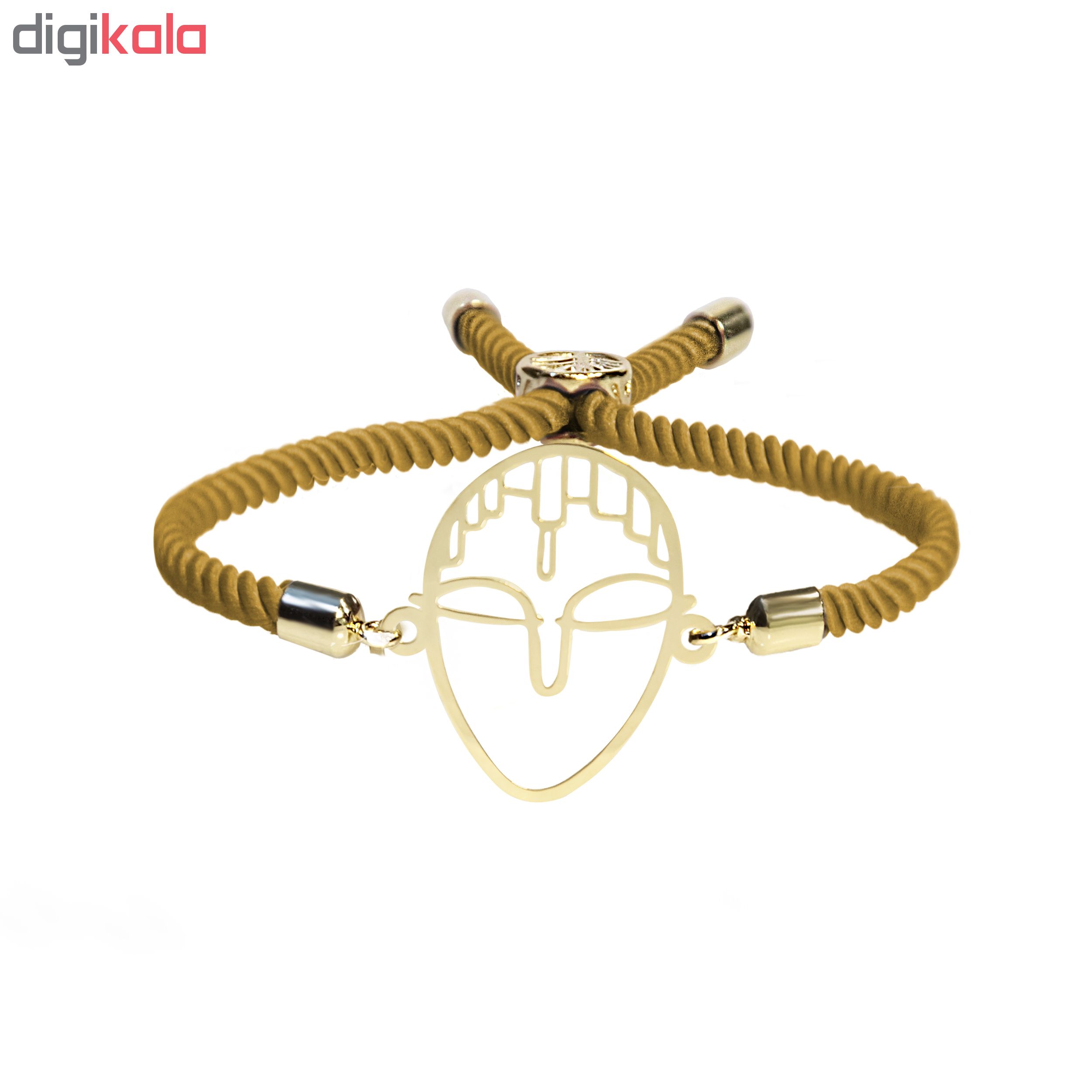 دستبند طلا 18 عیار زنانه اَبستره کد DN001 -  - 2