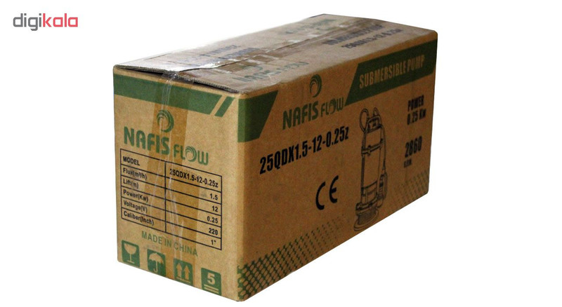 پمپ کف کش نفیس فلو مدل QDX 1.5-12-0.25 Z پمپ کف کش نفیس فلو مدل QDX 1.5-12-0.25 Z
