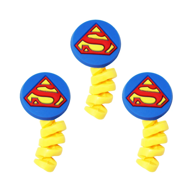 محافظ کابل طرح Super Man کد 1105 بسته 3 عددی