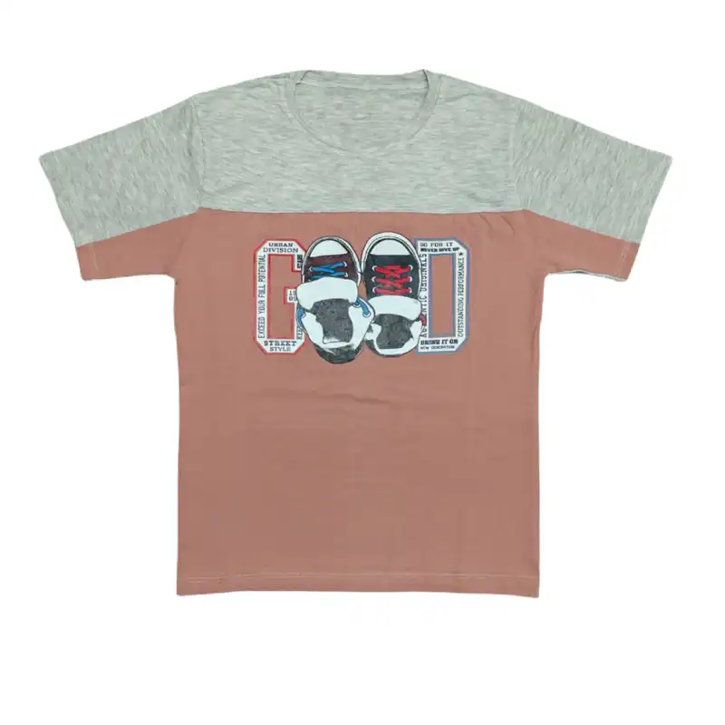 ست تی شرت و شلوارک پسرانه مدل Good کد 04krm