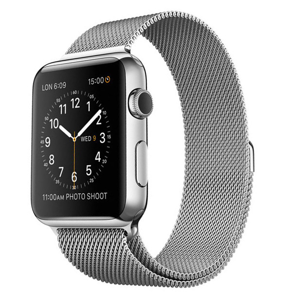 ساعت هوشمند اپل واچ سری 1 مدل 42mm Milaness silver