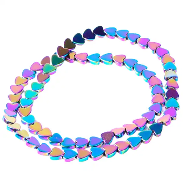 ریسه سنگ هماتیت طرح قلب کد Mn04