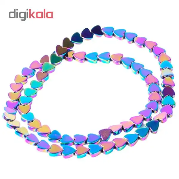 ریسه سنگ هماتیت طرح قلب کد Mn04