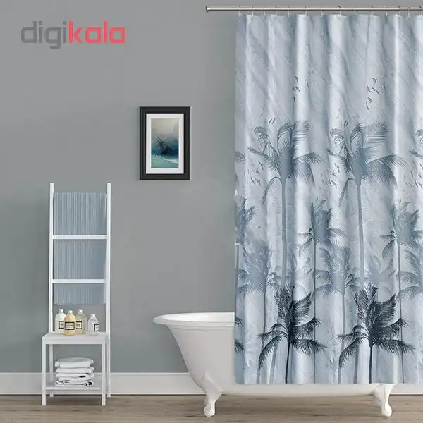 پرده حمام دلفین کد TOR-5104 سایز 200×180 سانتی متر