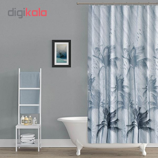 پرده حمام دلفین کد TOR-5104 سایز 200×180 سانتی متر