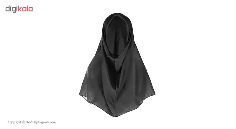 مقنعه مدل 90 کد 11 رنگ طوسی سایز 90 سانتی متر