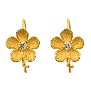 گوشواره طلا 18  عیار زنانه کد EA165