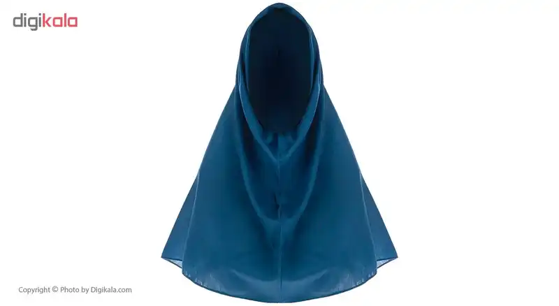 مقنعه مدل 90 کد 06 رنگ آبی تک سایز