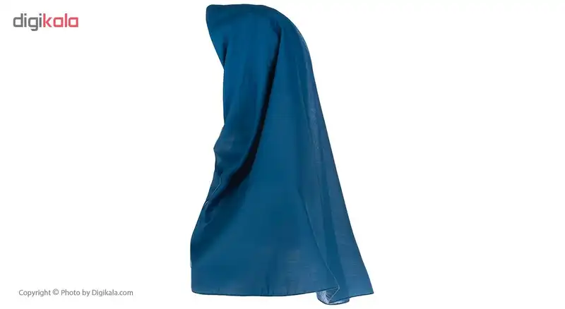 مقنعه مدل 90 کد 06 رنگ آبی تک سایز