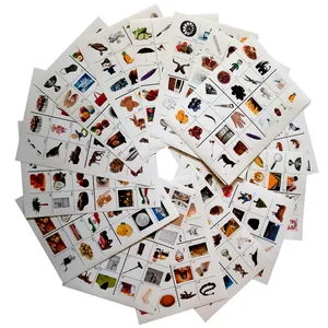 برچسب طرح حروف الفبا کد M5 مجموعه 456 عددی