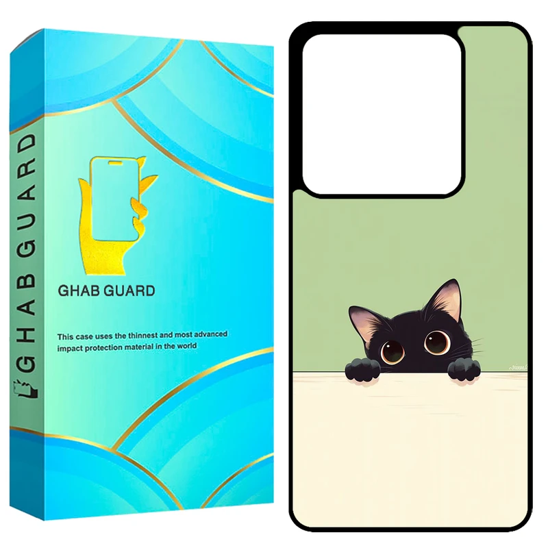کاور قاب گارد طرح گربه مدل GCHPX6 مناسب برای گوشی موبایل شیائومی Redmi Note 13 Pro 5G / Poco X6