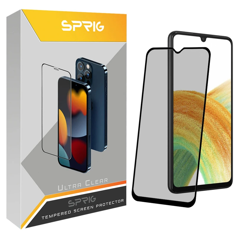 محافظ صفحه نمایش حریم شخصی اسپریگ مدل PRYGLASS مناسب برای گوشی موبایل سامسونگ Galaxy A13 4G / A13 5G / A23 4G / A23 5G / A33 5G
