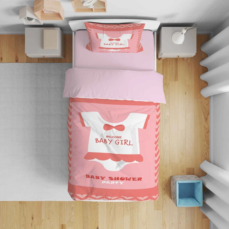 سرویس روتختی مدل لباس نوزاد 5374 تک نفره 5 تکه