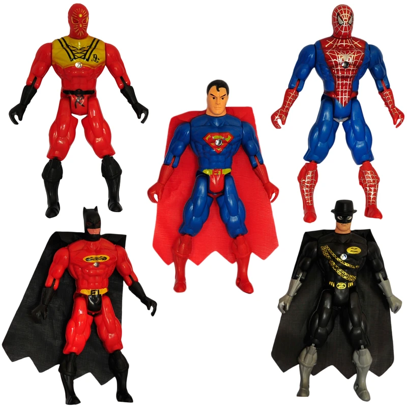اکشن فیگور طرح سوپرهیرو کد 5-283 بسته 5 عددی 