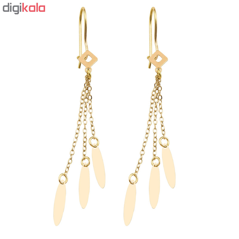 گوشواره طلا 18 عیار زنانه کد EA192