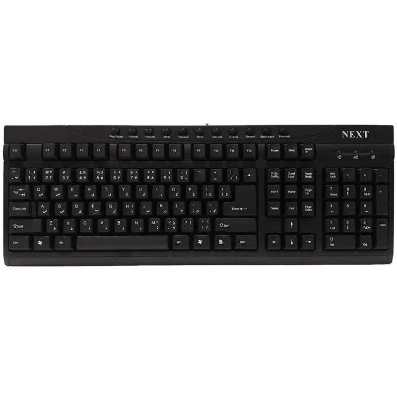 کیبورد نکست مدل KB-2235 با حروف فارسی