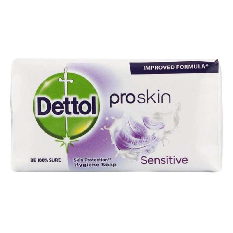 صابون ضد باکتری دتول مدل Proskin Sensitive وزن 105 گرم صابون ضد باکتری دتول مدل Proskin Sensitive وزن 105 گرم