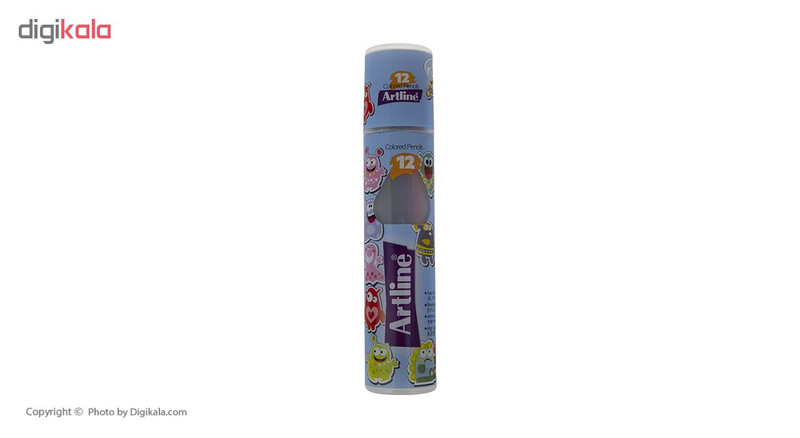 مداد رنگی 12 رنگ آرت لاین مدل ECP12-PLR/IL