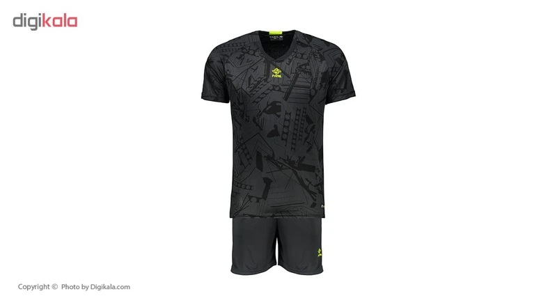 عکس شماره 2 : ست تیشرت و شلوارک ورزشی مردانه پانیل کد 1107gy