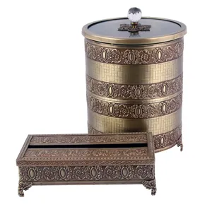 ست سطل و جای دستمال کاغذی کد 13038