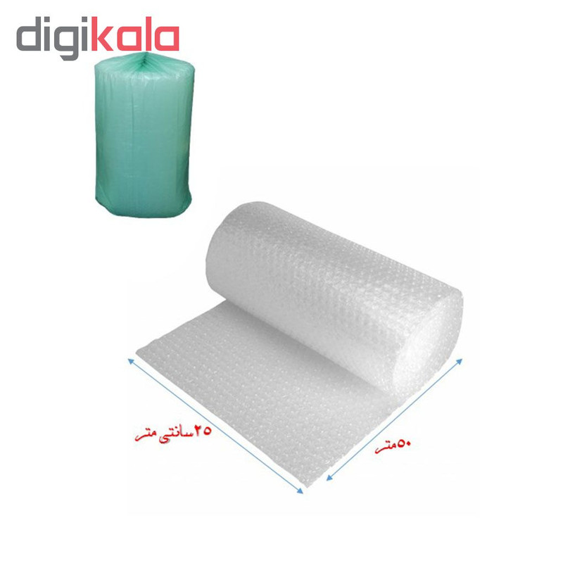 پلاستیک حبابدار ضربه گیر مدل B12 رول طول 50 متر