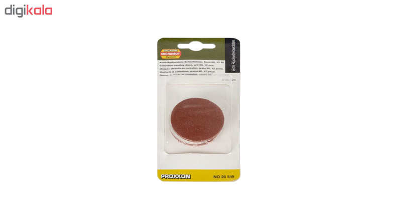 دیسک سنباده ای پروکسون کد 28549 مجموعه 12 عددی