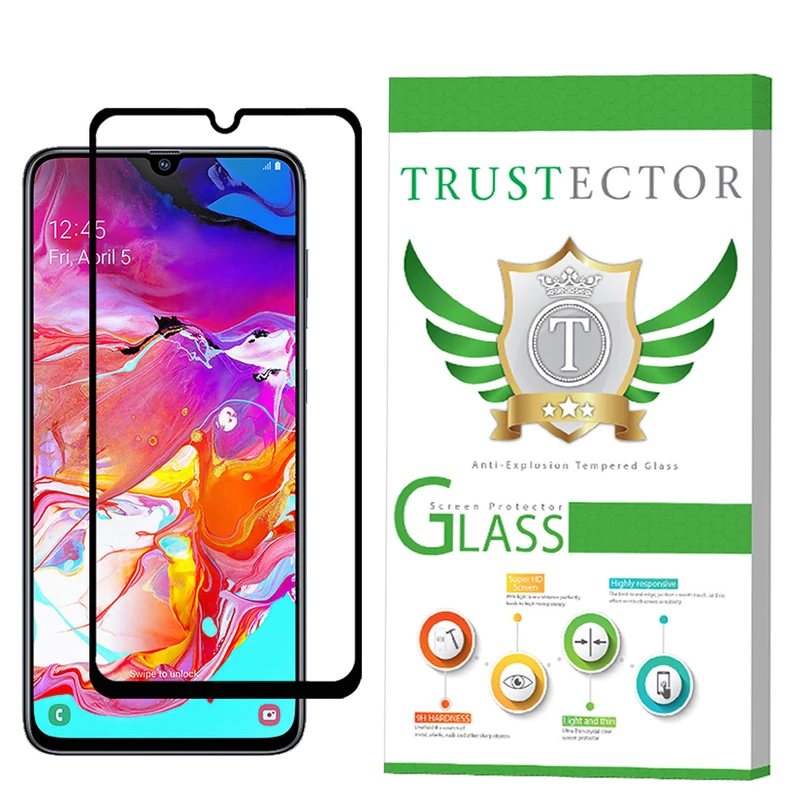 محافظ صفحه نمایش سرامیکی تراستکتور مدل CRM مناسب برای گوشی موبایل سامسونگ Galaxy A70 