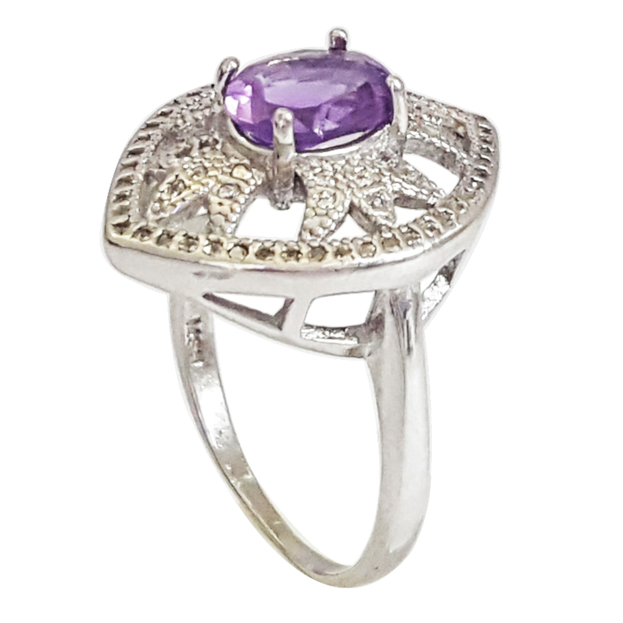 انگشتر نقره زنانه گالری احد کد 4905