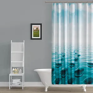 پرده حمام دلفین کد TOR-5075 سایز 200×180 سانتی متر 