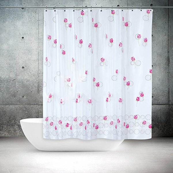 پرده حمام دلفین کد Gu-11077 سایز 200×180 سانتی متر 
