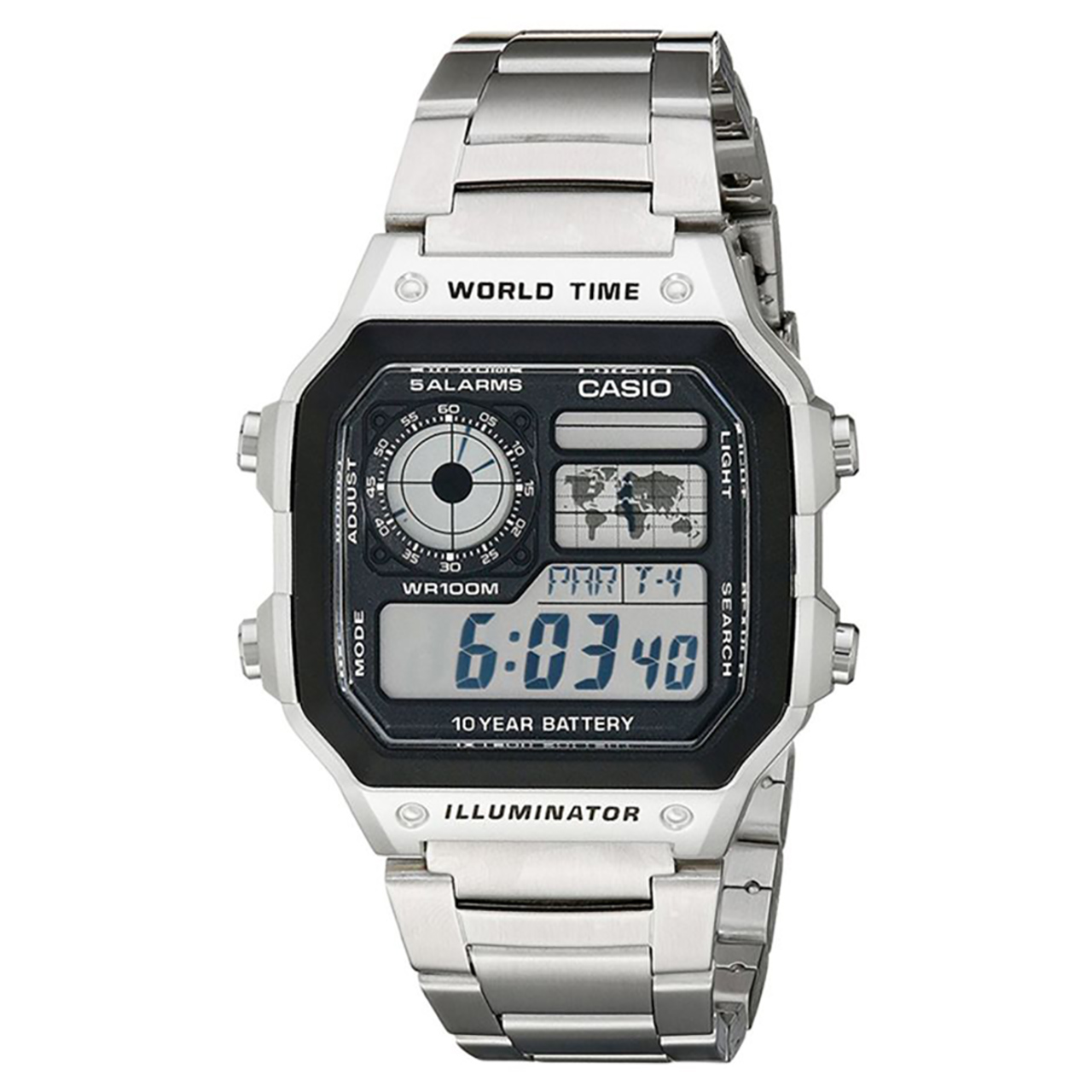 ساعت مچی دیجیتال مردانه کاسیو مدل AE-1200WHD