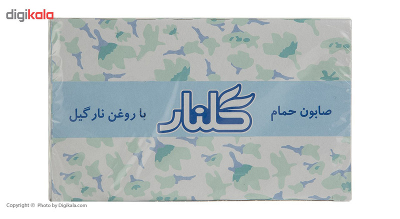 صابون گلنار مدل روغن نارگیل بسته 6 عددی