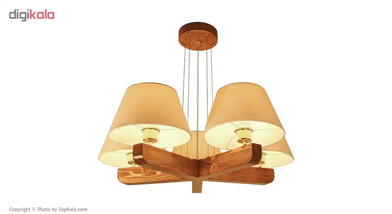 لوستر 5 شعله مسینا مدل P5