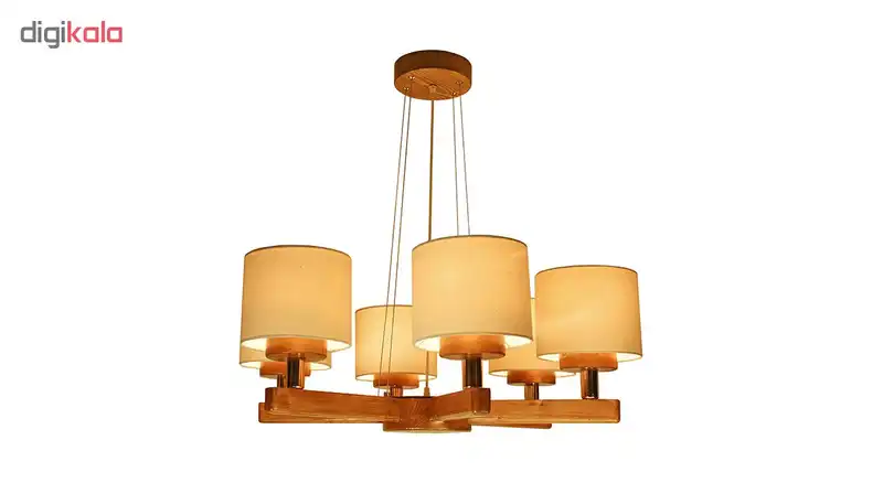 لوستر 6 شعله مسینا مدل Li6