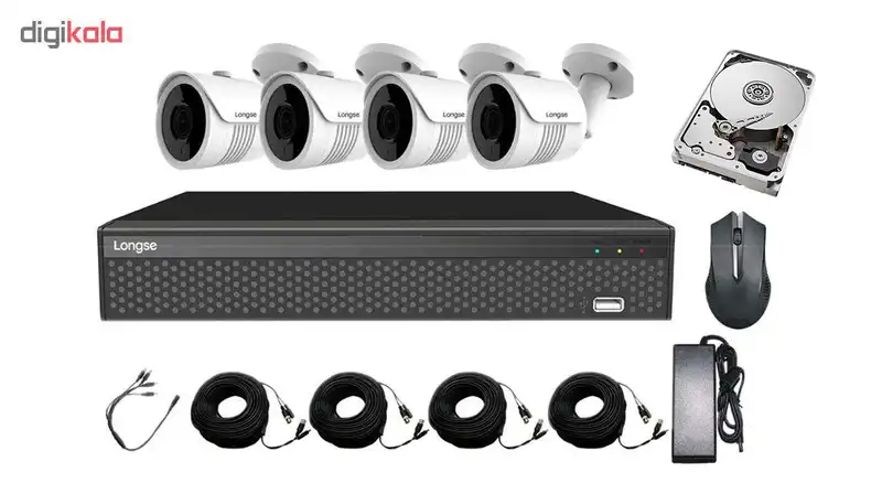 بسته امنیتی آنالوگ لانگسی مدل XVRDA2004HD4MB500