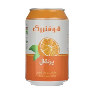 آبمیوه گازدار هوفنبرگ طعم پرتقال - 330 میلی لیتر