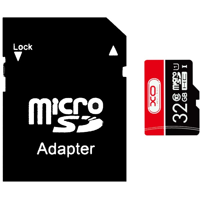 کارت حافظه microSDHC ایکس او مدل SPEED FLASH کلاس 10 استاندارد UHS-I U1 سرعت 80MBps ظرفیت 32 گیگابایت به همراه آداپتور SD