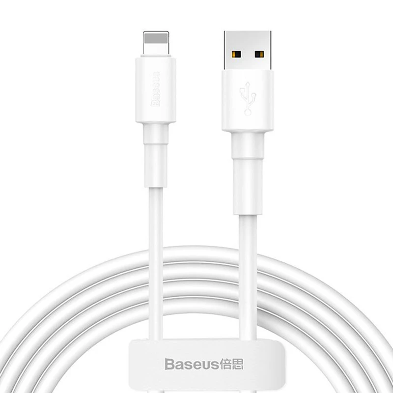 کابل تبدیل USB به لایتنینگ باسئوس مدل CALSW-02 طول 1 متر