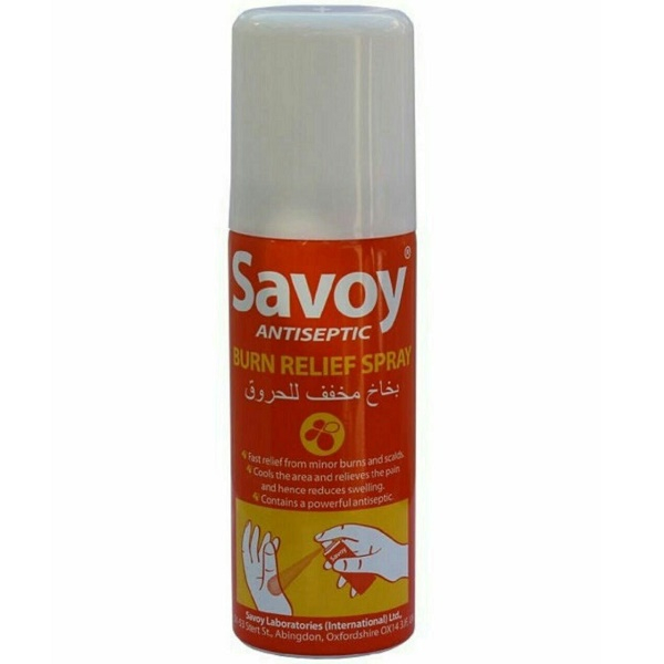 اسپری ضد سوختگی ساووی مدل Antiseptic حجم 50 میلی لیتر بسته 6 عددی
